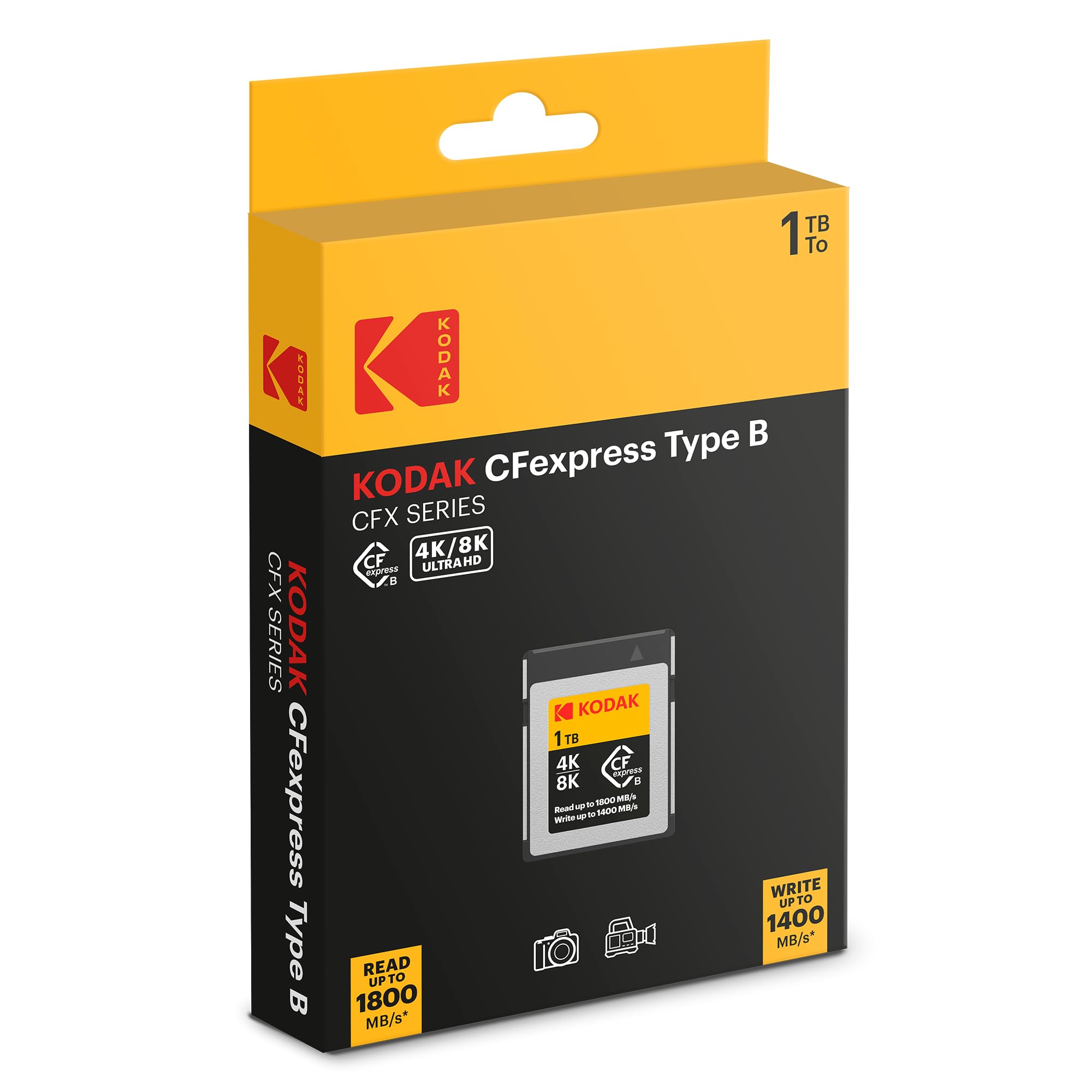 Kodak CFexpress Type B 1TB Memory Card with 1800MBps Read and